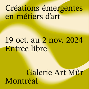 Eclosion - 19 octobre au 2 novembre 2024