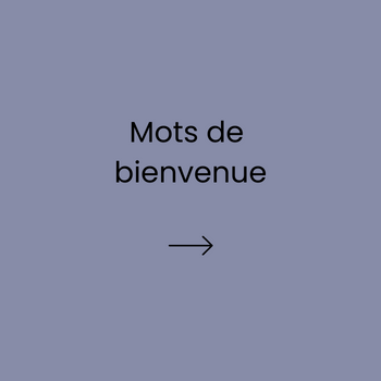 Révélations | Mots de bienvenue