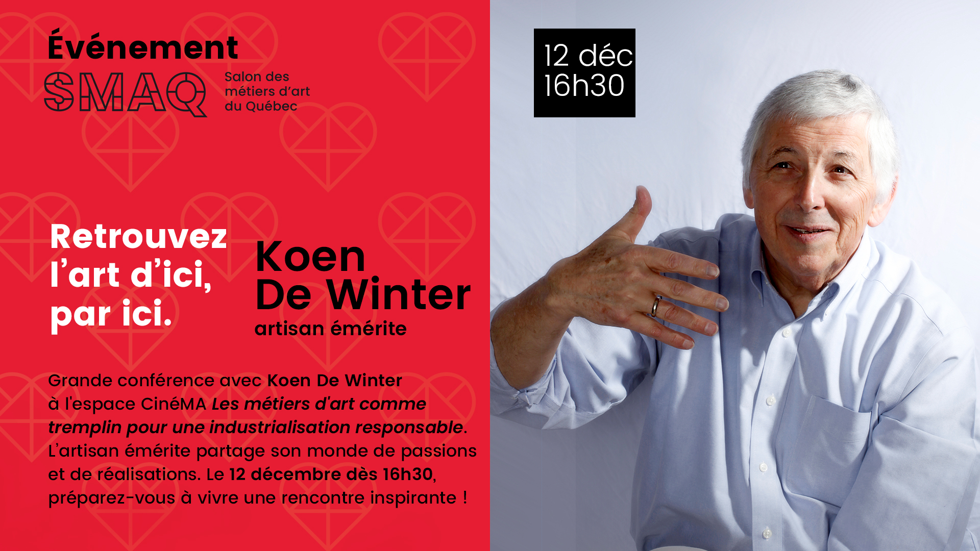 Grande conférence avec Koen de Winter